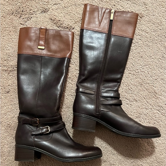 Bandolino Shoes - Bandolino Brown and Black Heeled Boots